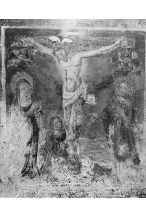 crocifissione di Cristo (dipinto, opera isolata) - ambito salentino (sec. XVII)