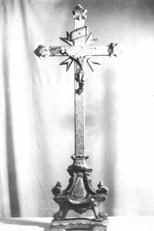 croce d'altare, opera isolata - ambito salentino (?) (sec. XVII)