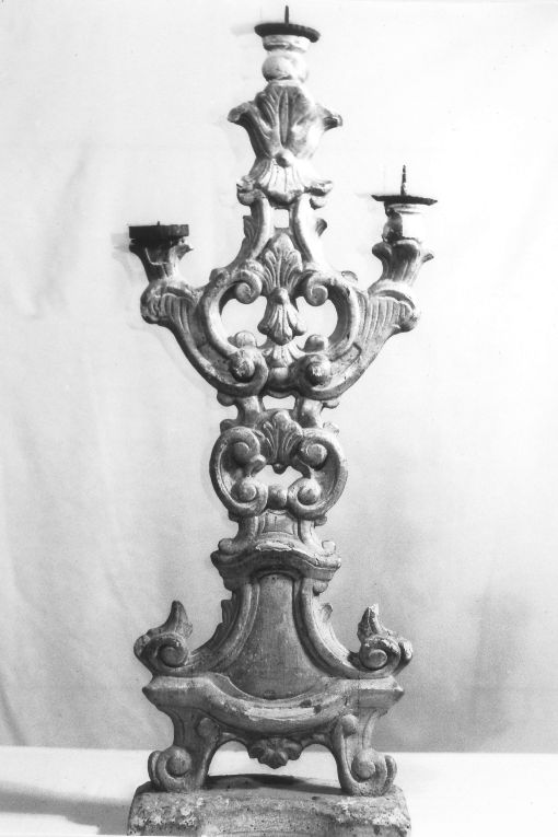 candelabro, serie - ambito salentino (?) (sec. XVII)