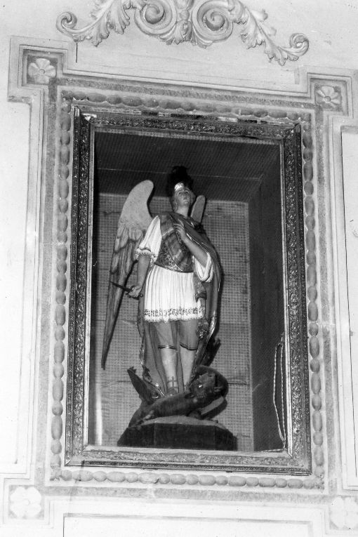 San Michele Arcangelo (statua) - ambito Italia meridionale (sec. XVIII)