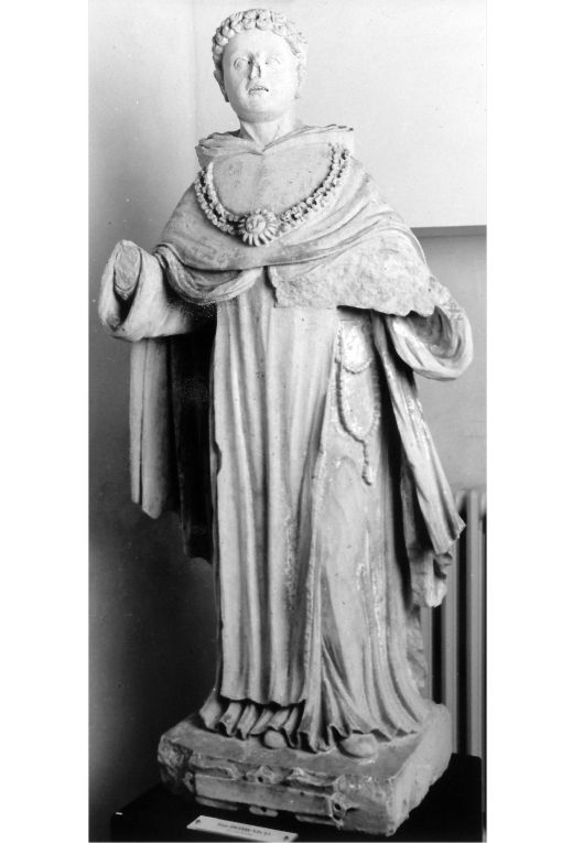 San Domenico (statua) - ambito salentino (prima metà sec. XVII)
