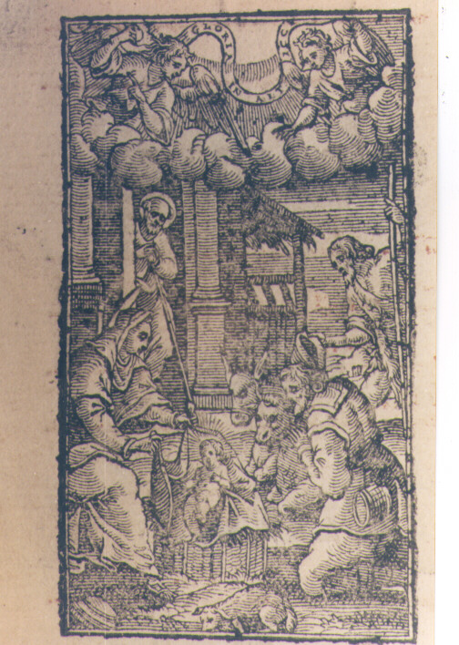 adorazione dei pastori (stampa) - ambito veneziano (sec. XVII)