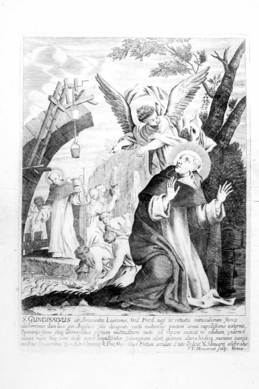 San Gonsalvo (stampa) di Moncornet F.T (sec. XVII)
