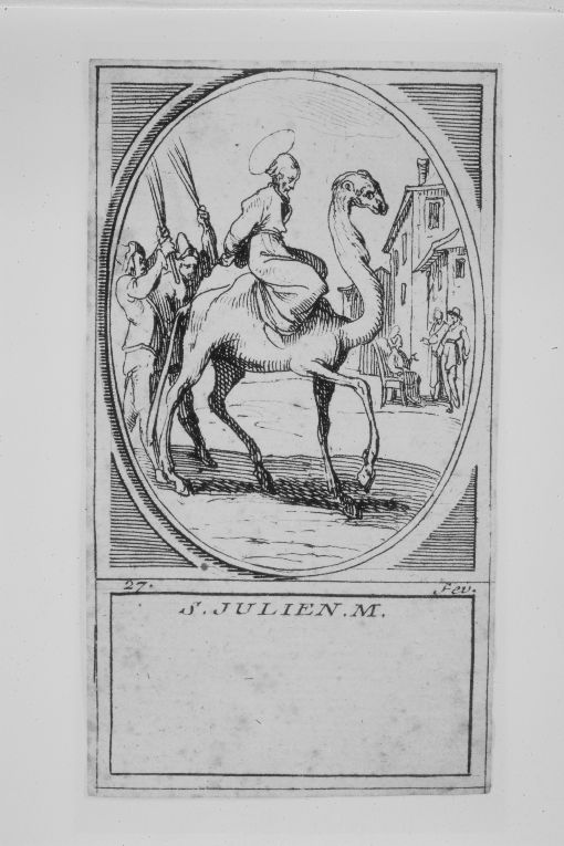 Martirio di san Giuliano (stampa smarginata) di Callot Jacques (sec. XVII)