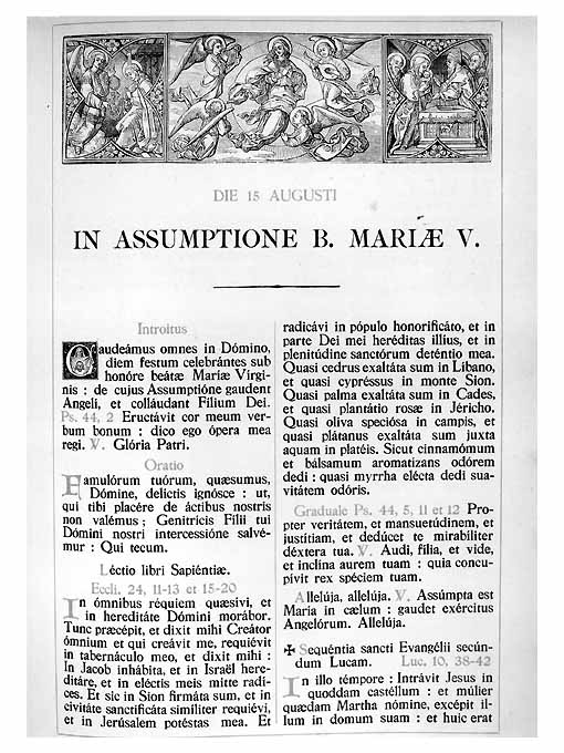 Annunciazione; Assunzione di Maria; Presentazione al Tempio (stampa) - ambito fiammingo (sec. XX)