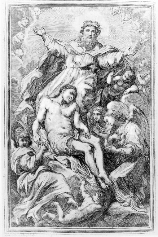Trinità (stampa) di Massi Gasparo (sec. XVIII)