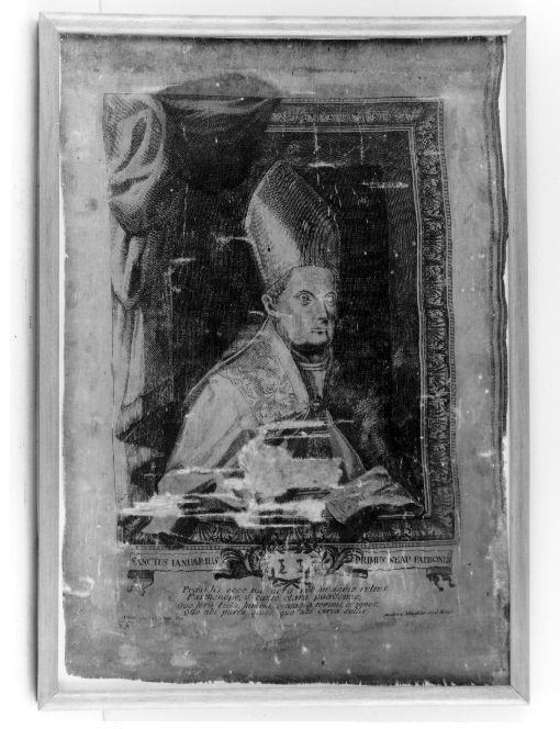 San Gennaro (stampa) di Vacchetta Filippo, Magliar Andrea (prima metà sec. XVIII)