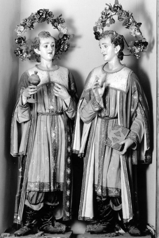 Santi Cosma e Damiano (statua) - manifattura salentina (sec. XIX)