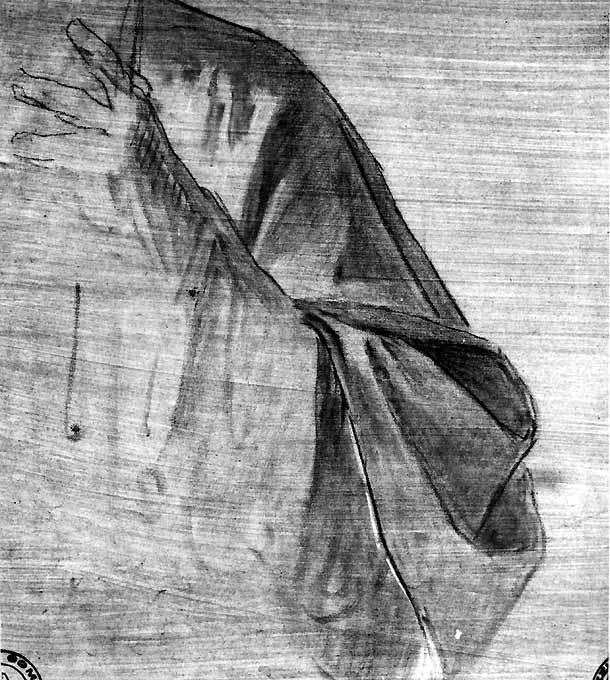 studio di manica (disegno) di De Napoli Michele (attribuito) (sec. XIX)
