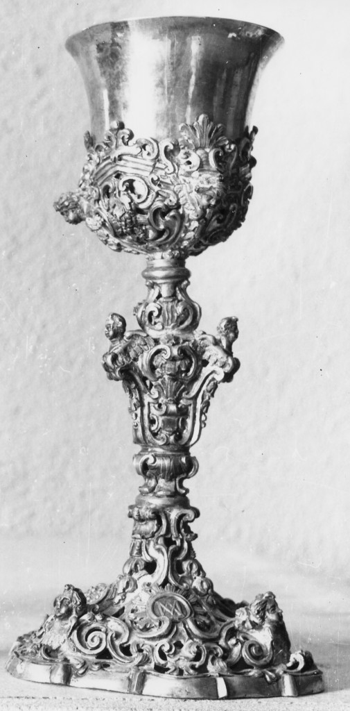 calice - ambito abruzzese (fine sec. XVII)