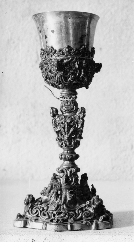 calice - ambito abruzzese (fine/inizio secc. XVII/ XVIII)