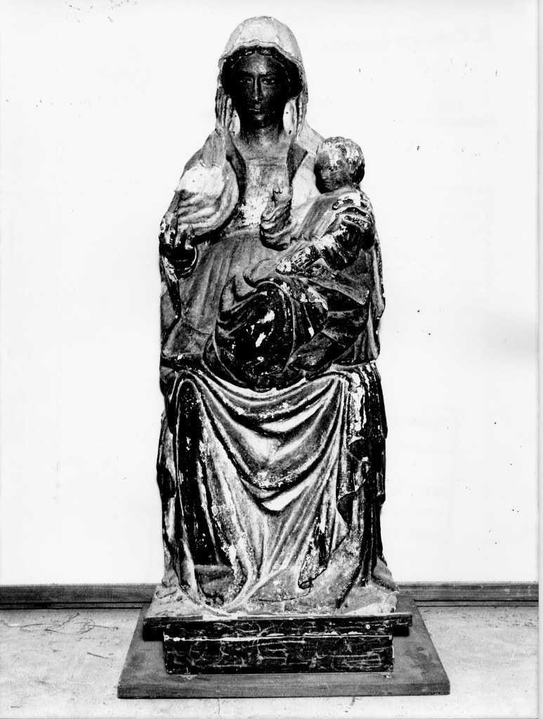 Madonna con Bambino (scultura) - ambito Italia centrale (sec. XVI)