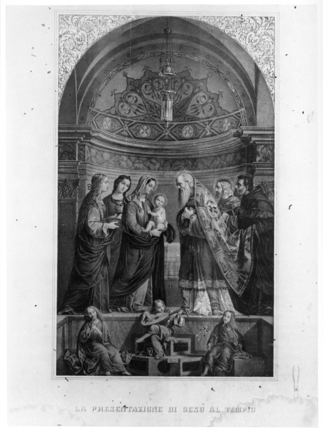 presentazione di Gesù al tempio (stampa, elemento d'insieme) di Carpaccio Vittore (prima metà sec. XIX)