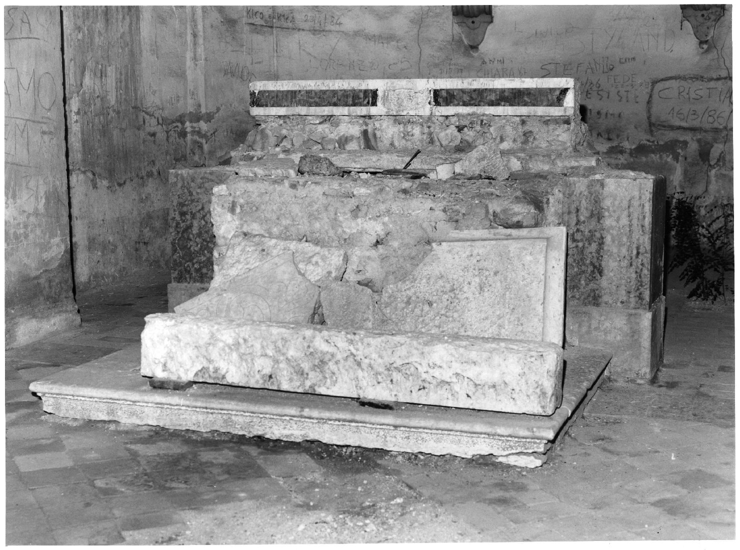 altare, frammento - bottega veronese (sec. XIX)