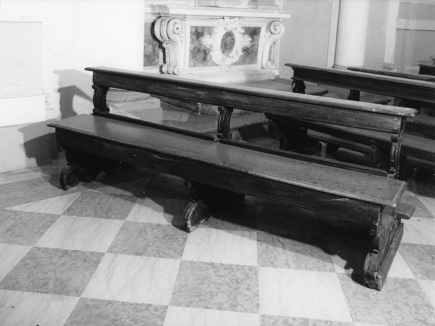 banco da chiesa - bottega veneta (seconda metà sec. XVIII)