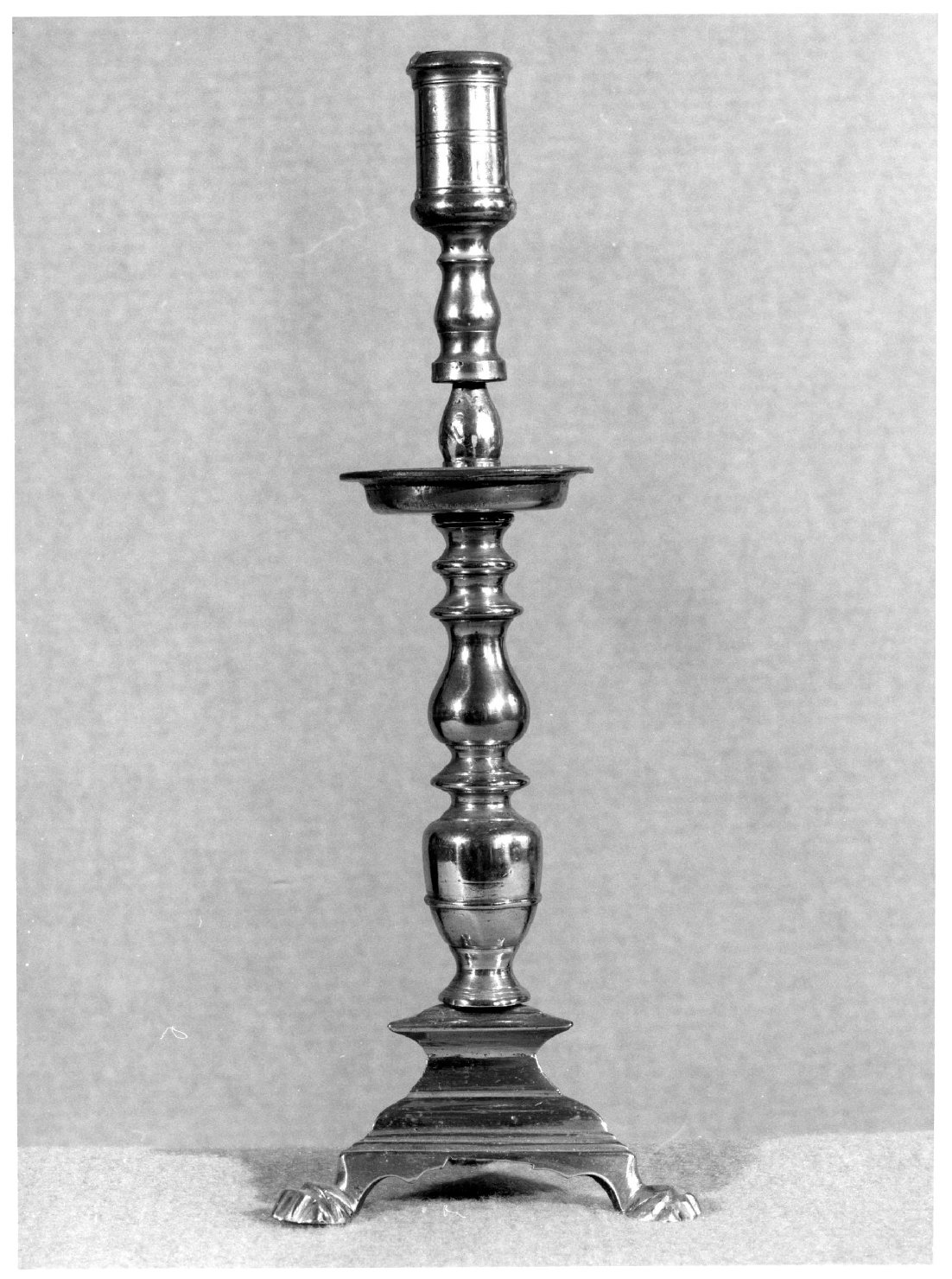 candeliere d'altare - bottega vicentina (secc. XVII/ XVIII)