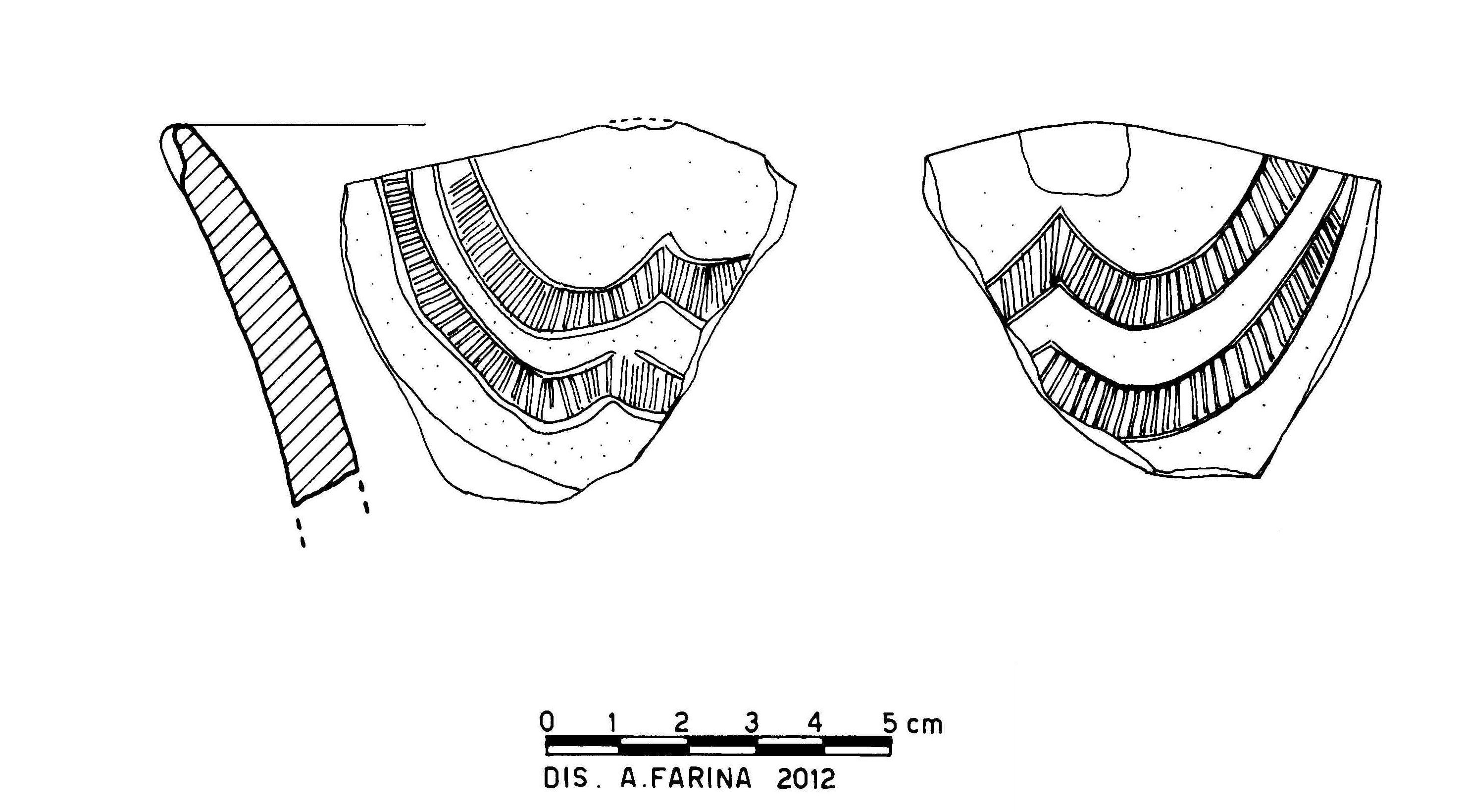 vaso a cestello/ orlo - Cultura di Ozieri (Neolitico)