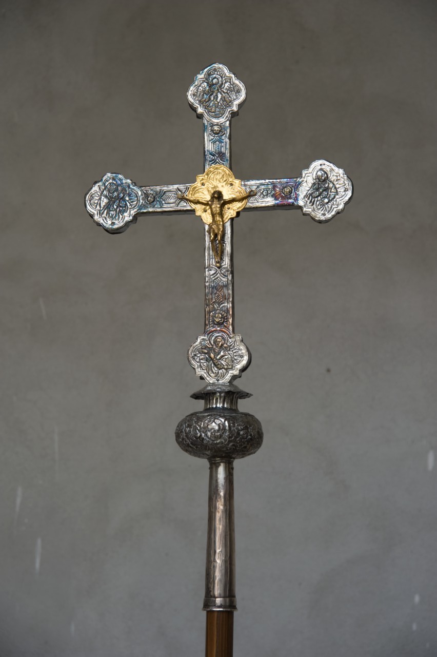 croce astile - ambito piemontese (sec. XIX)