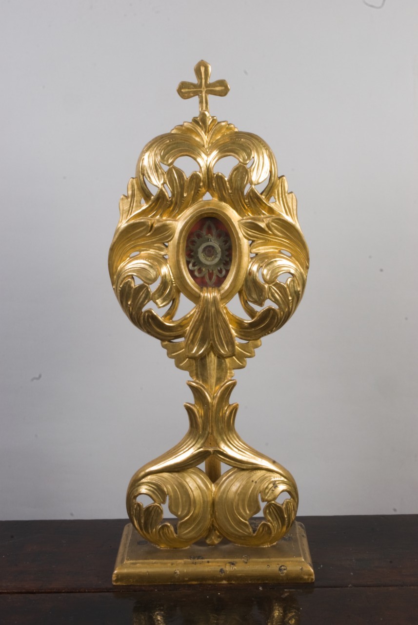 Reliquiario di S. Marciano, Santo (reliquiario-ostensorio) - bottega piemontese (seconda metà sec. XIX)