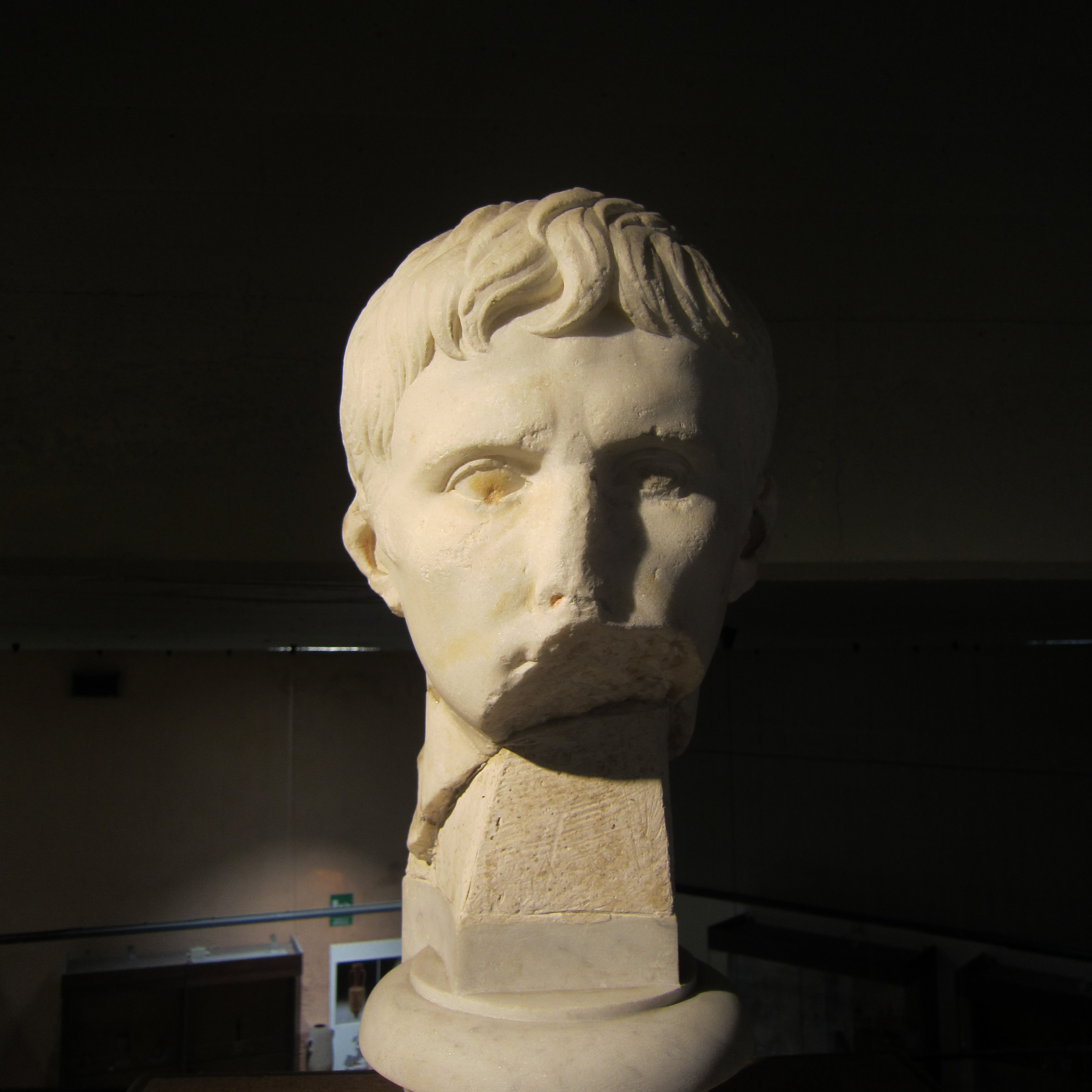 ritratto di Augusto (ritratto, statua iconica, ritratto di Augusto tipo Prima Porta) - periodo romano (Eta' di Augusto)