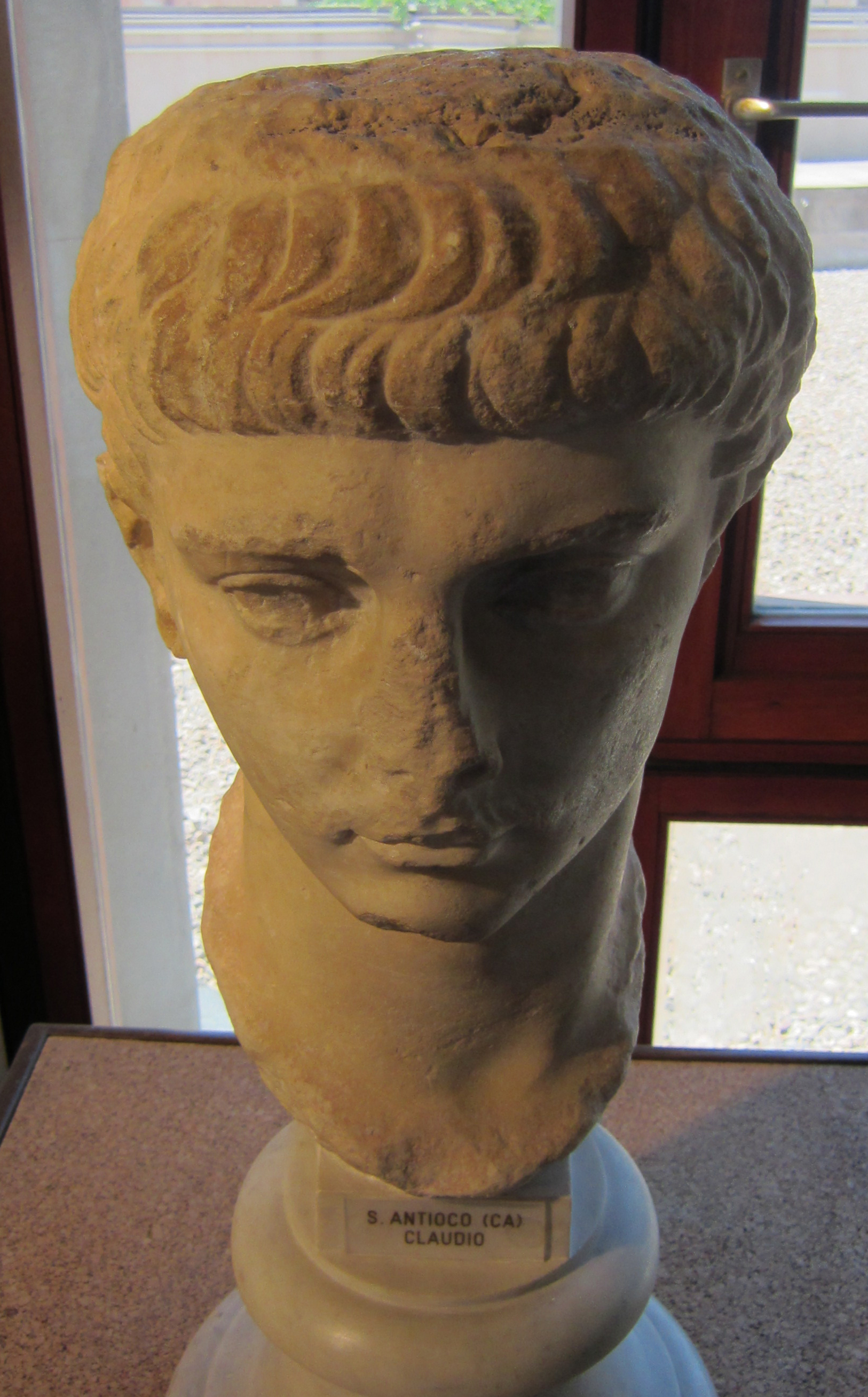 ritratto di Claudio (ritratto, statua iconica, ritratto di Claudio tipo Kassel) - periodo romano (inizio Eta' di Claudio)