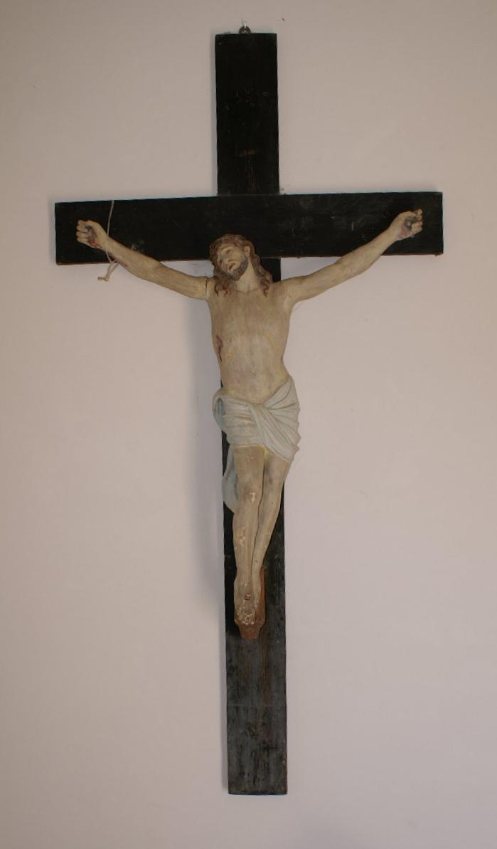 Cristo crocifisso (crocifisso, opera isolata) - bottega Italia centro-meridionale (sec. XIX)