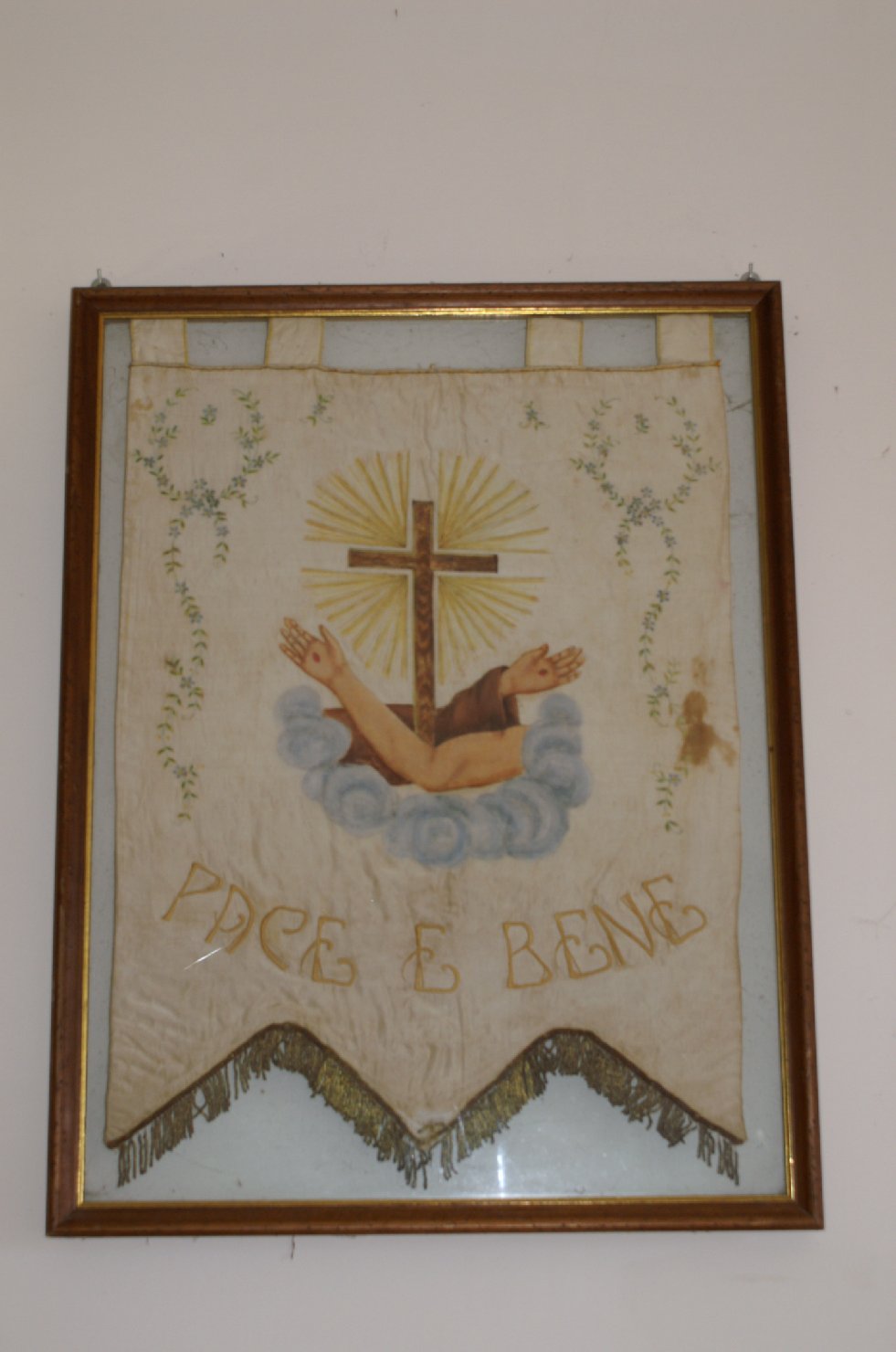 stendardo processionale, opera isolata - manifattura dell'Italia centrale (inizio sec. XX)