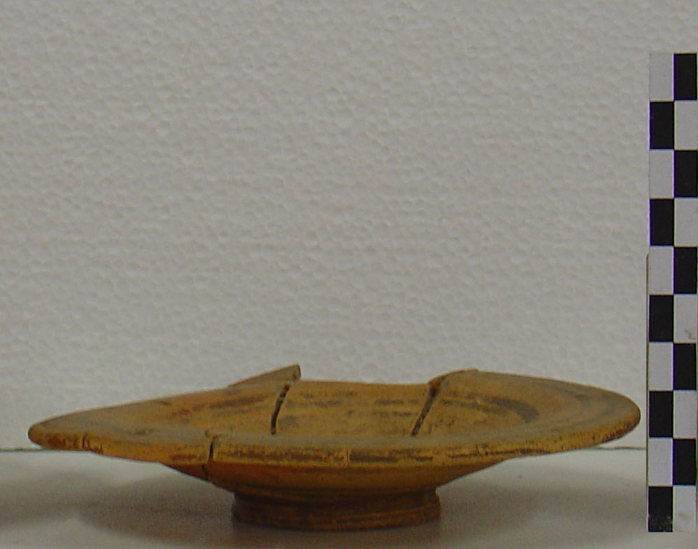 piatto (primo quarto VI a.C)