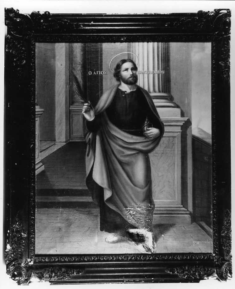 San Pantelejmone, San Pantelejmone (dipinto) - ambito greco (secx. XVIII/XIX)