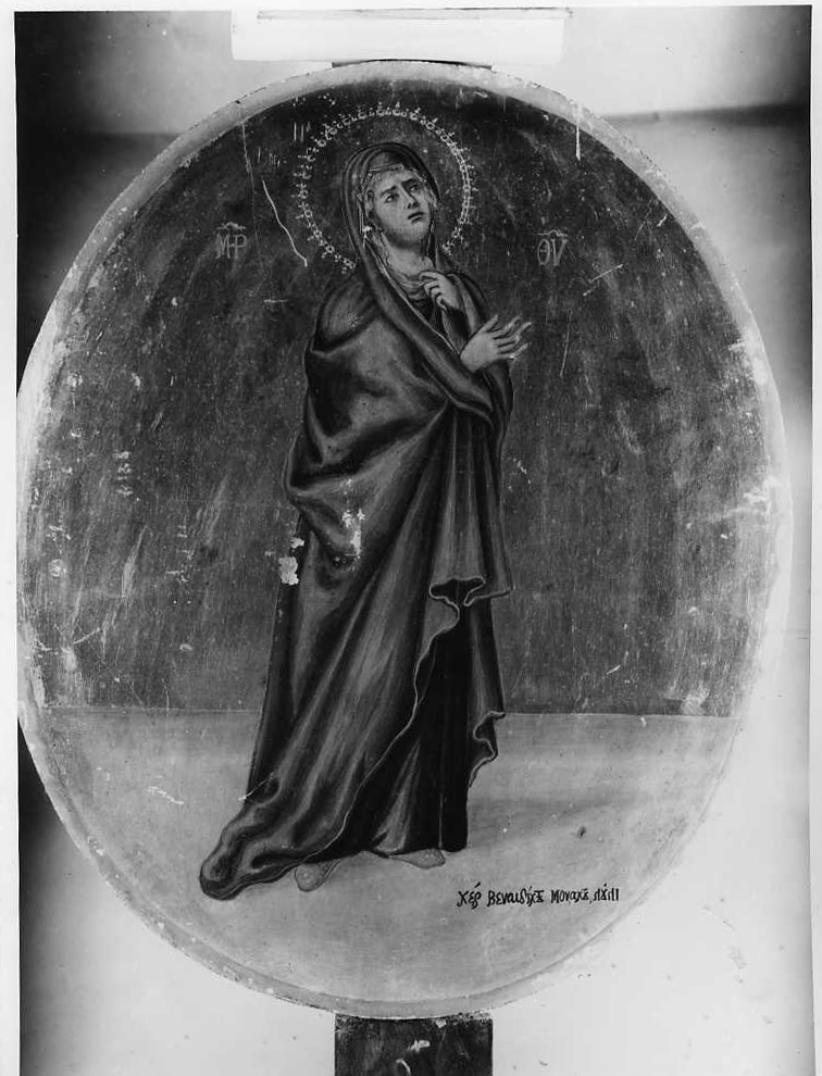 Vergine addolorata, Vergine addolorata (dipinto) di Lulis Benedetto (maniera) (terzo quarto sec. XVIII)