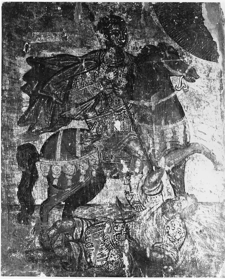 San Demetrio a cavallo, San Demetrio a cavallo (dipinto) - ambito greco (inizio/ inizio secc. XVIII/ XIX)