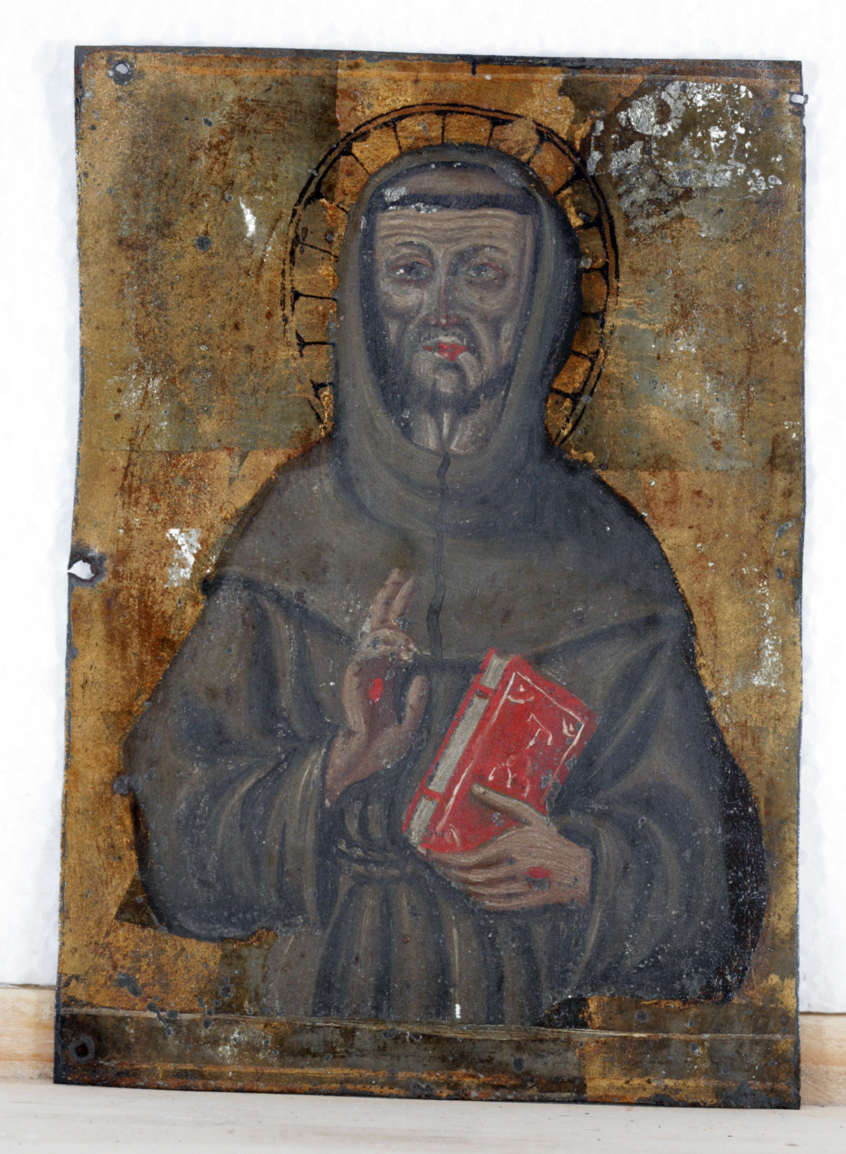 San Francesco (icona, opera isolata) - scuola cretese-veneziana (sec. XVI)