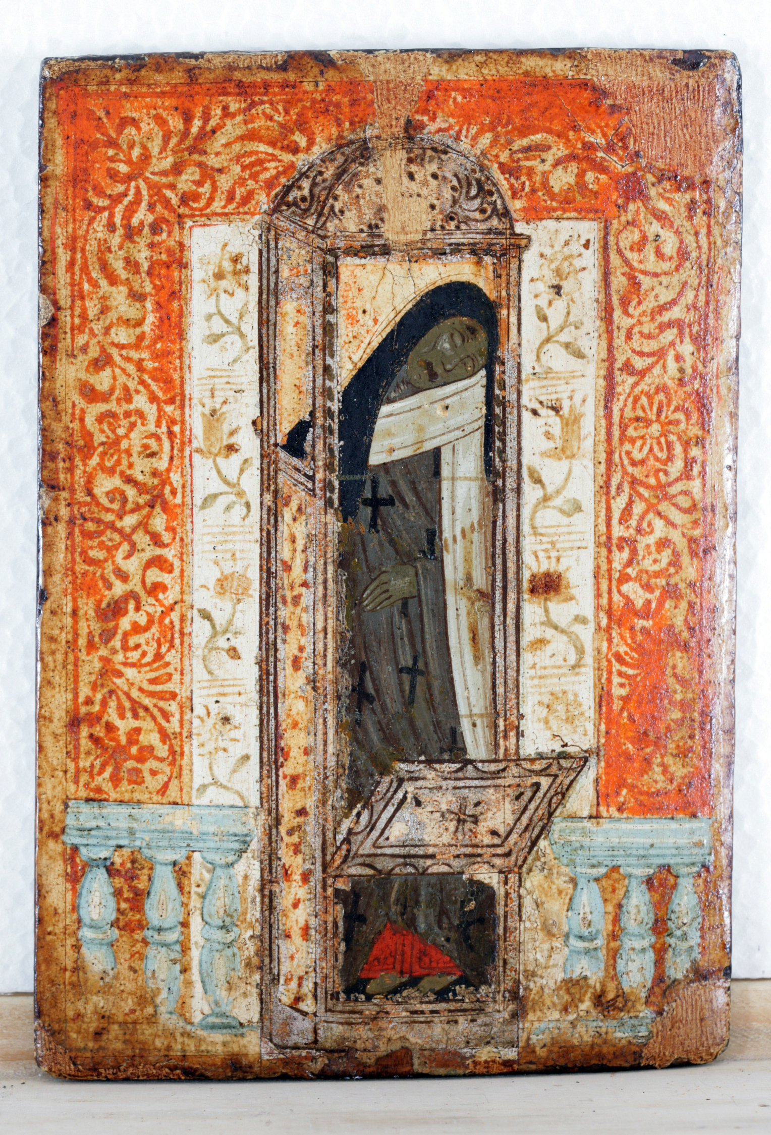 Reliquie di Santo Spiridione (icona, opera isolata) - scuola cretese-veneziana (sec. XVII - XVIII)