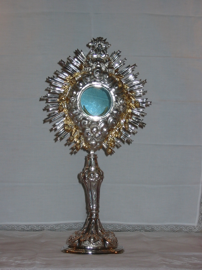 ostensorio di Alfano Paolo (bottega) - bottega sarda (fine/ inizio secc. XVIII/ XIX)