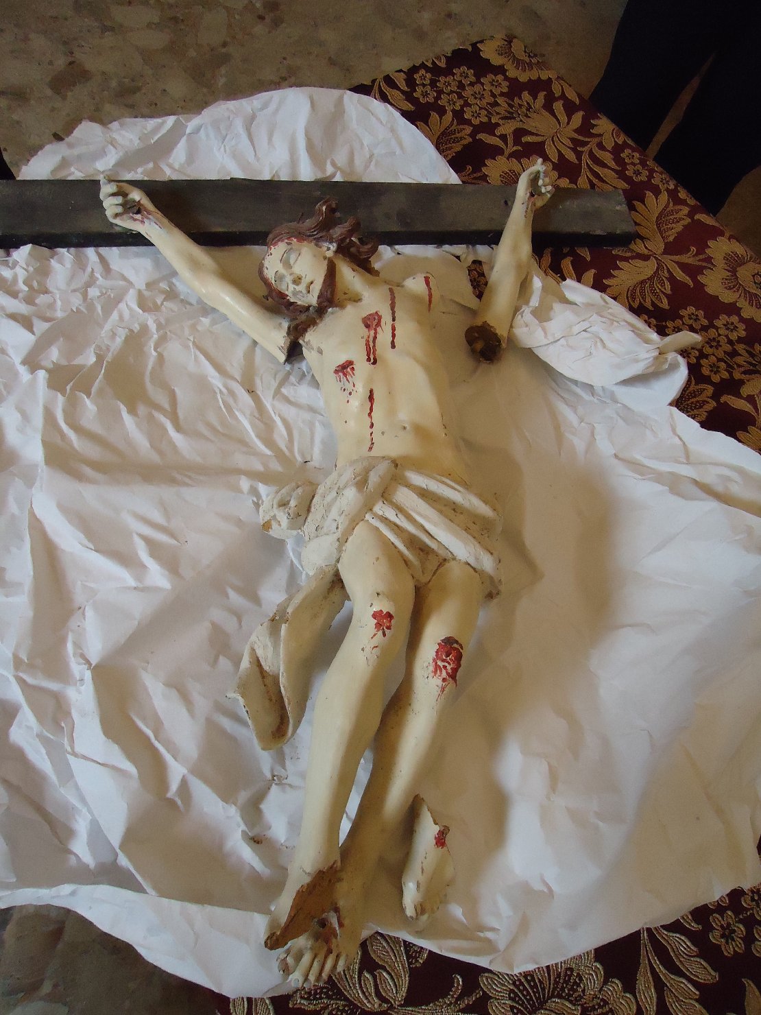 Cristo crocifisso (scultura) - bottega sarda (sec. XVIII)