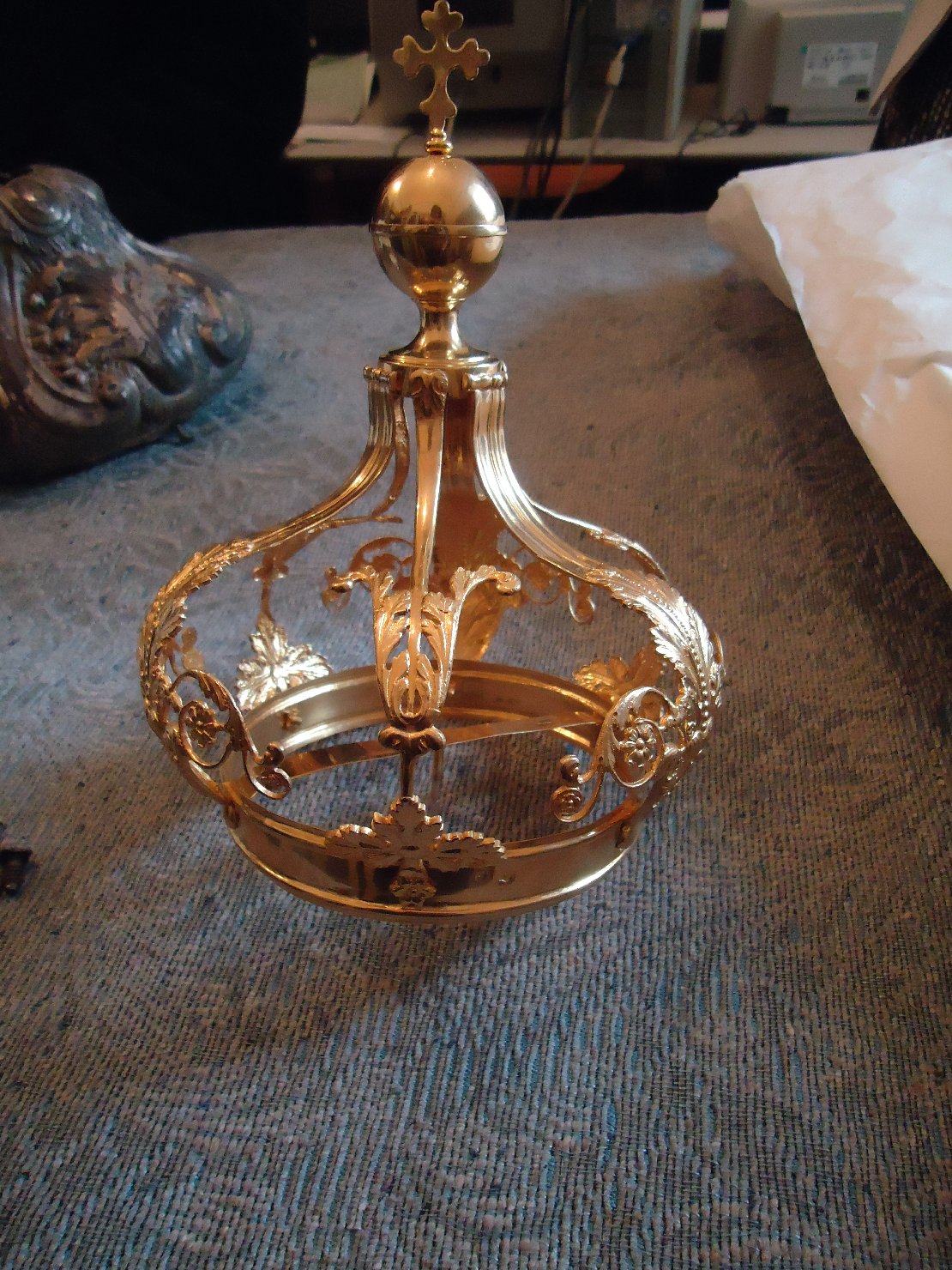 corona da statua - bottega italiana (sec. XIX)