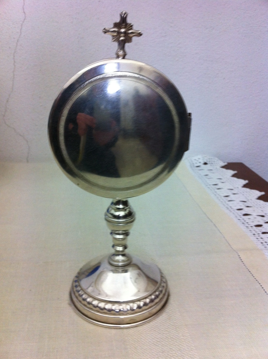 teca eucaristica - bottega italiana (sec. XIX)