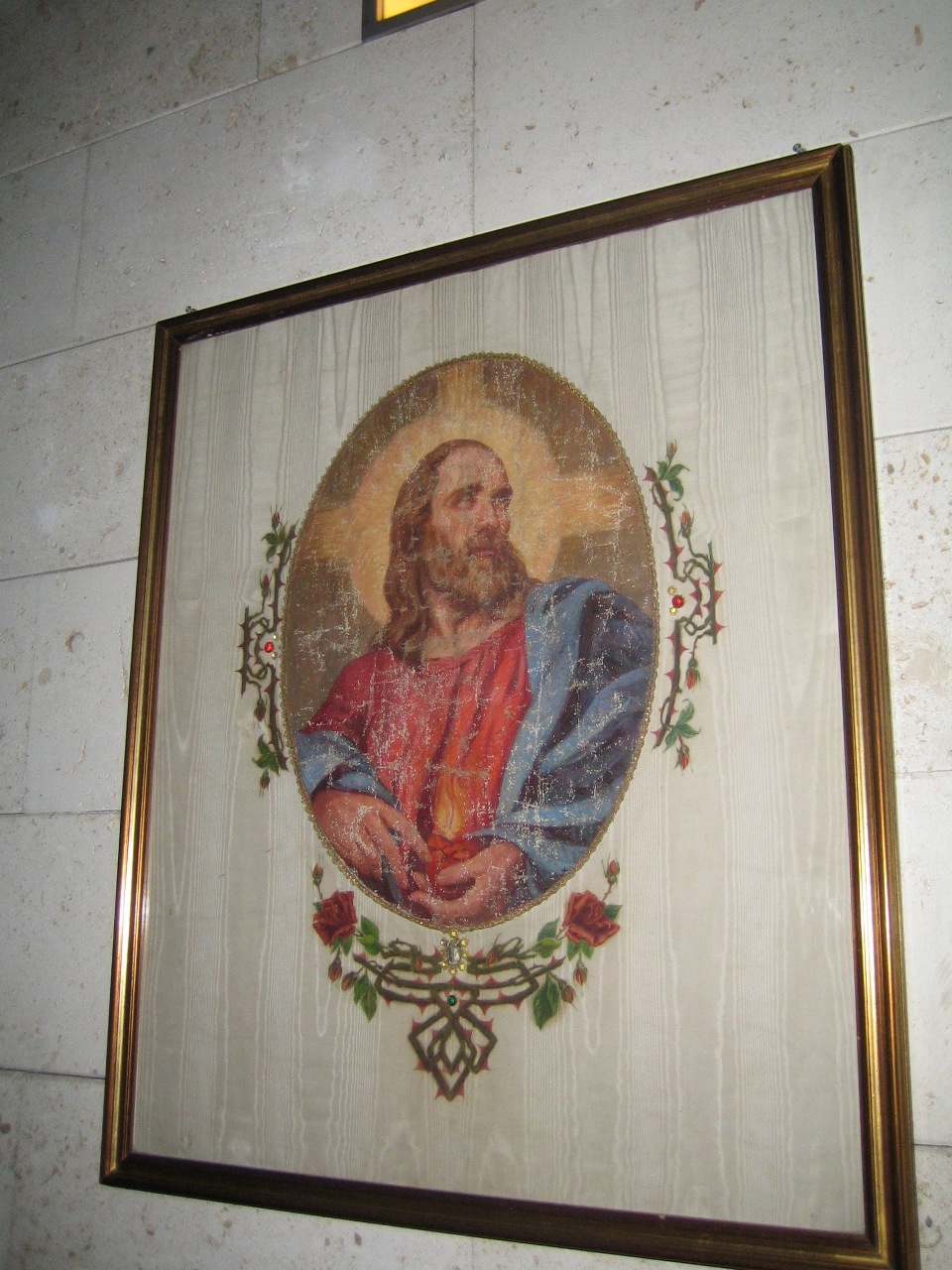 Sacro Cuore di Gesù (stendardo processionale) - ambito sardo (primo quarto sec. XX)