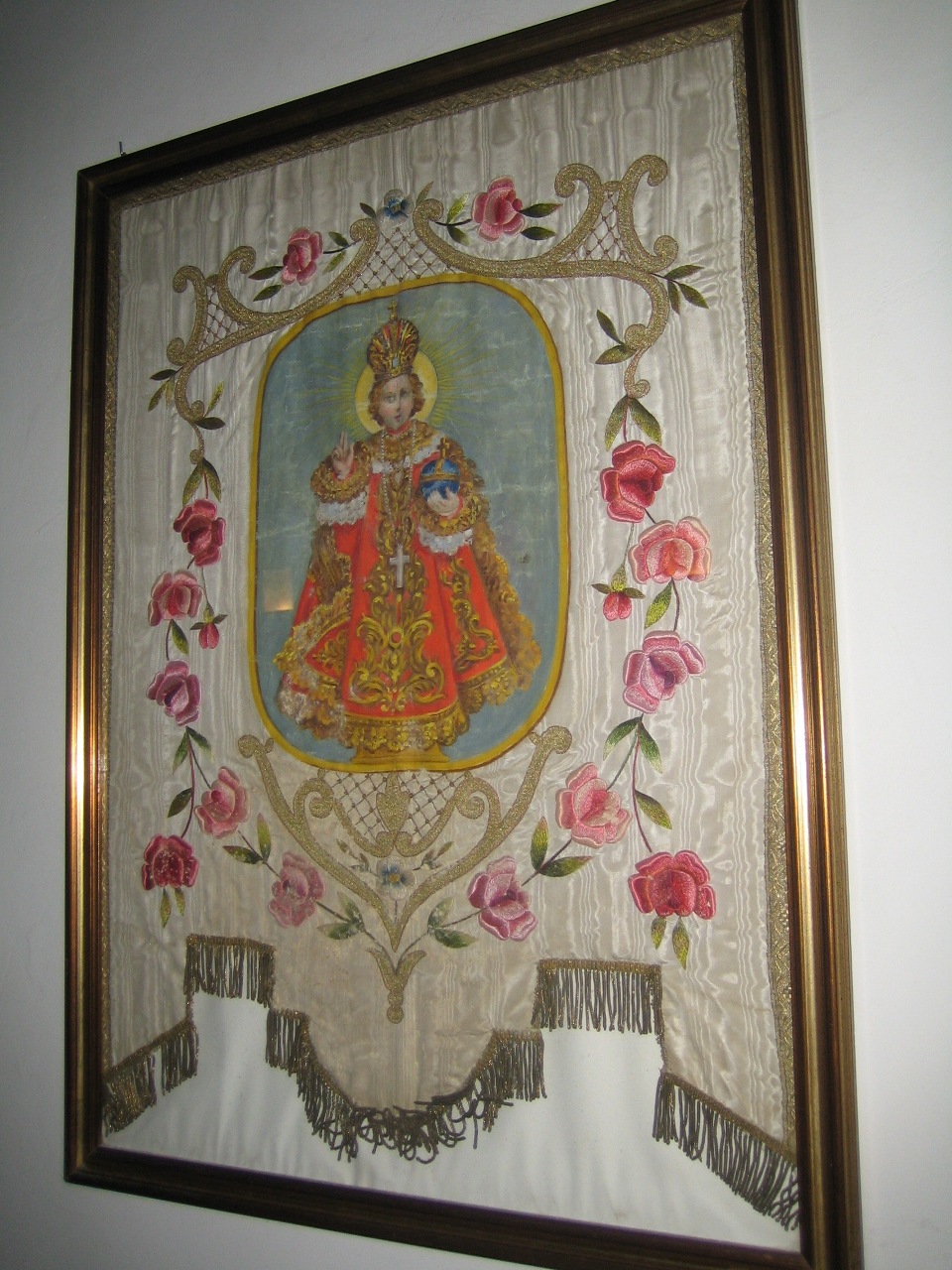 Gesù Bambino di Praga (stendardo processionale) - ambito sardo (sec. XX)