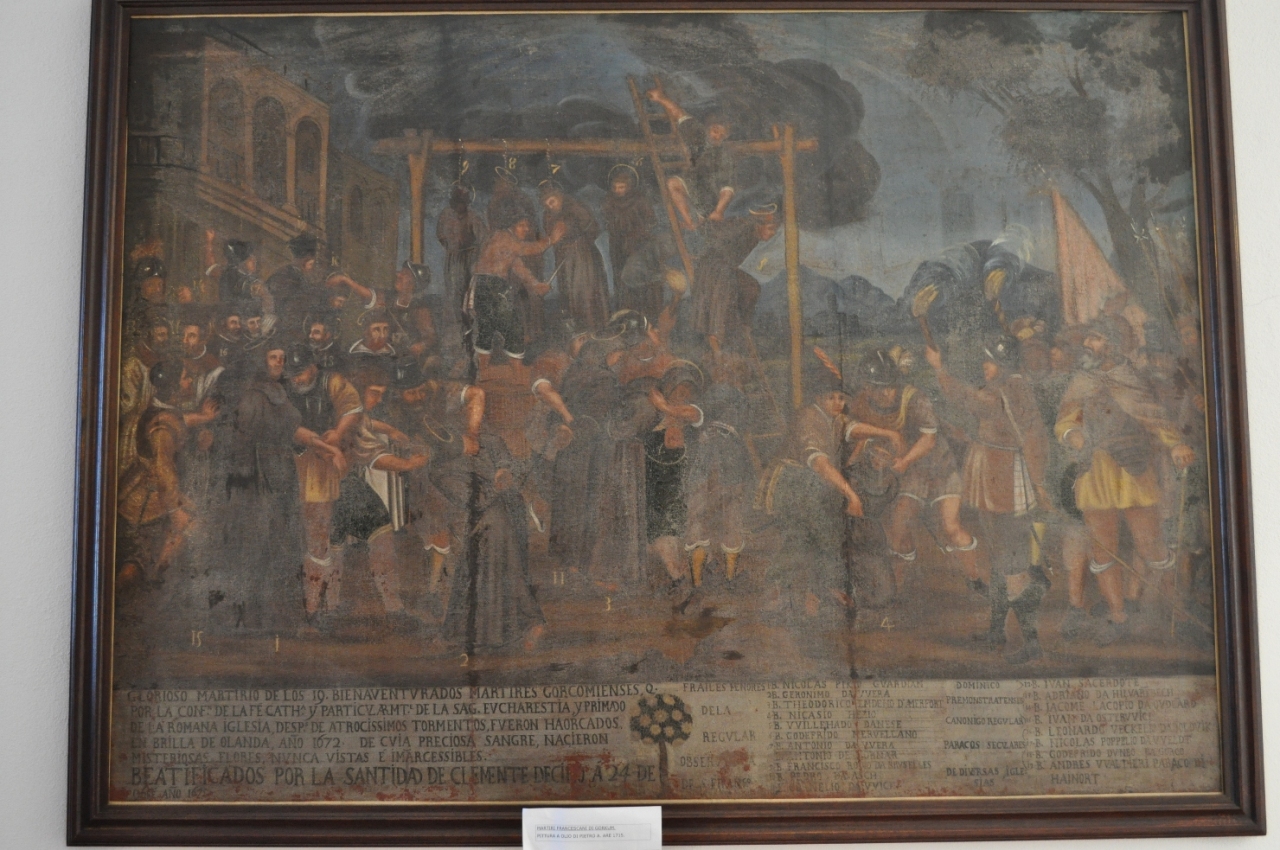 I 19 martiri di Gorcum, I 19 martiri di Gorcum (dipinto) di Are Pietro Antonio (sec. XVIII)