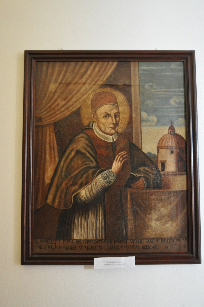 San Bonifacio IV papa (dipinto) di Are Pietro Antonio (sec. XVIII)