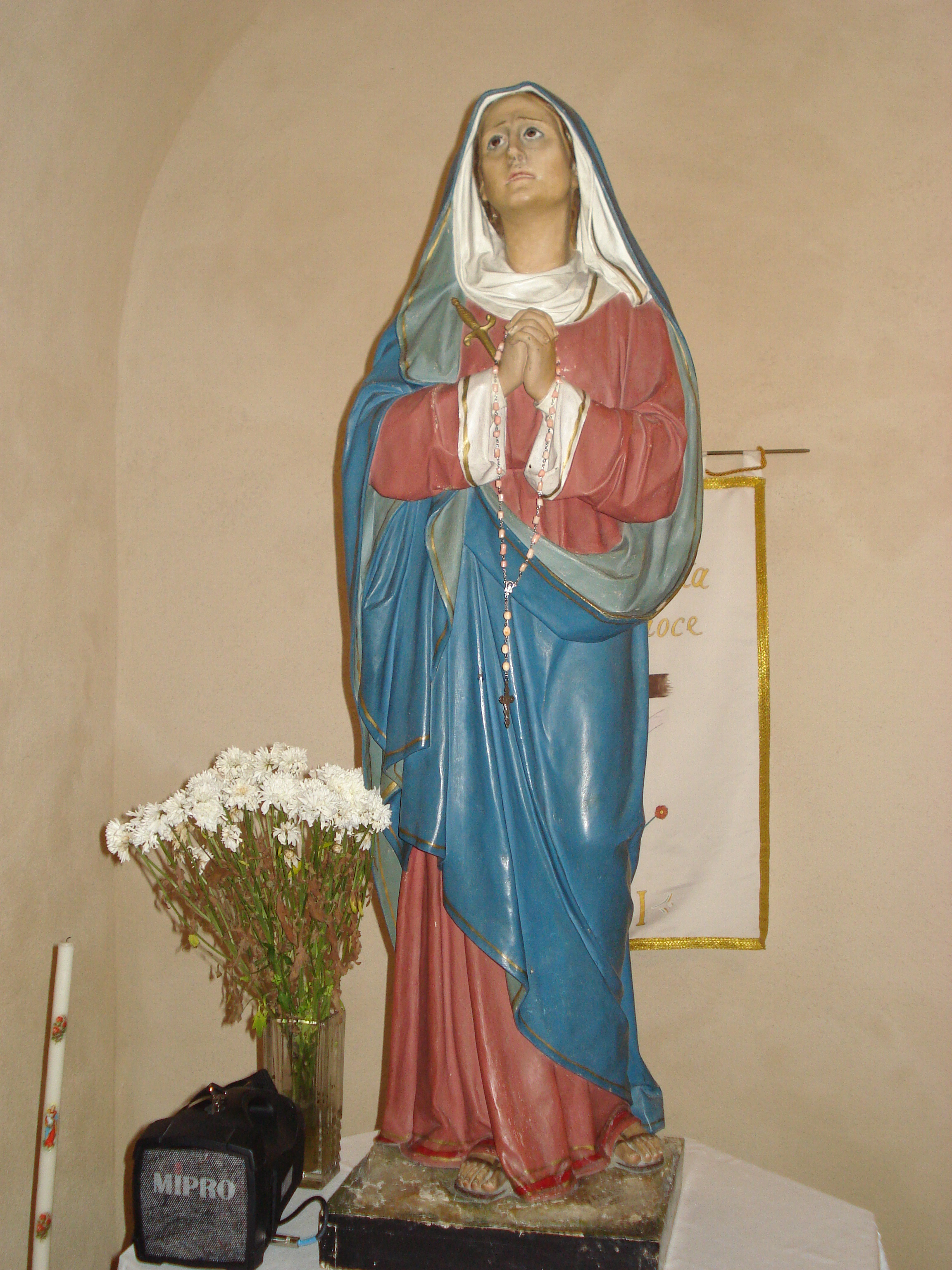 Addolorata, Maria Addolorata (statua) di Siculella Pasquale - ambito Italia centro-meridionale (sec. XX)