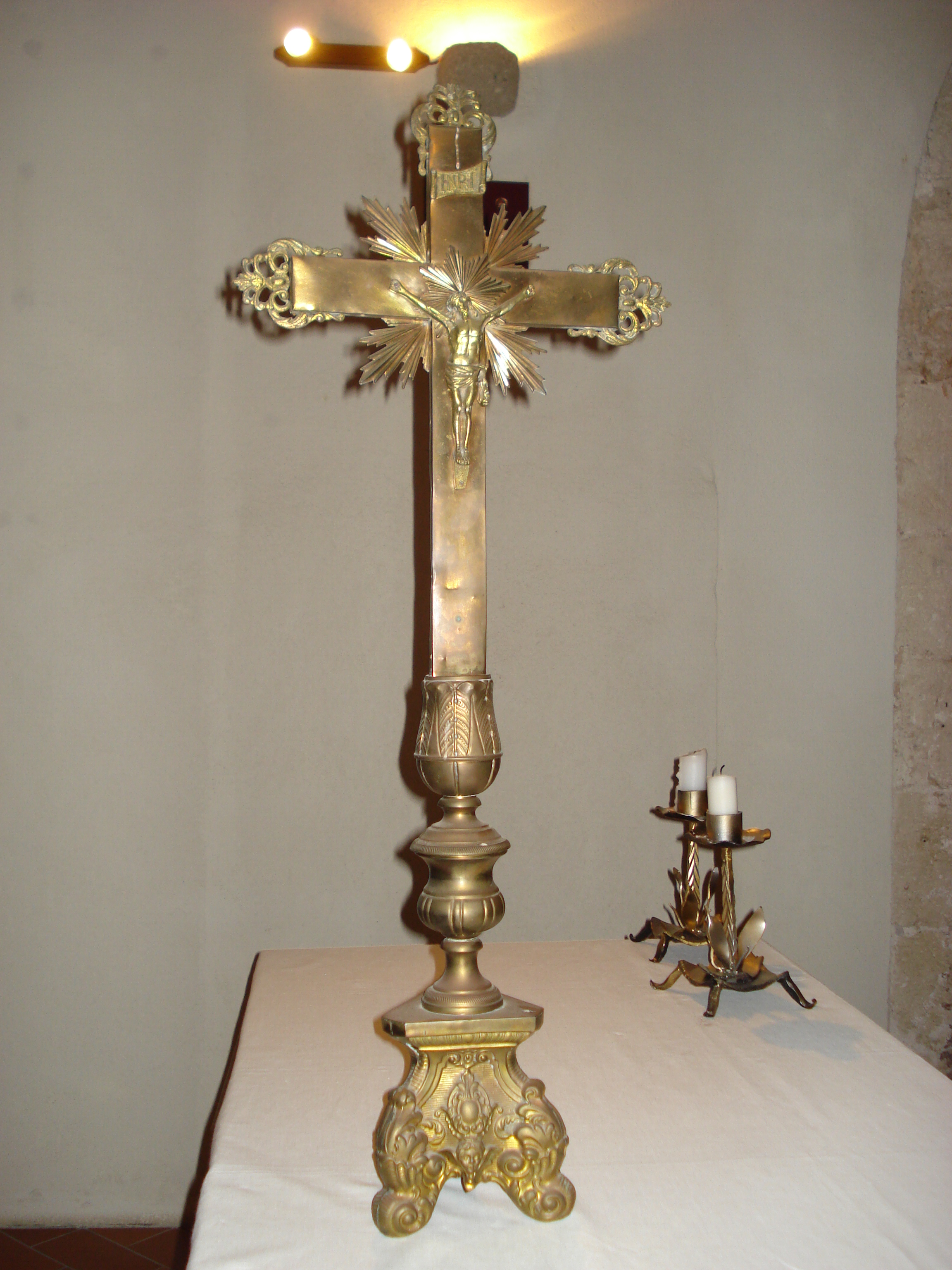 croce d'altare - ambito sardo (prima metà sec. XX)