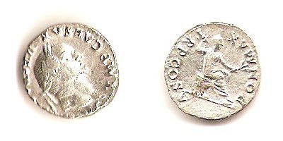 moneta - denario (Eta' di Vespasiano)
