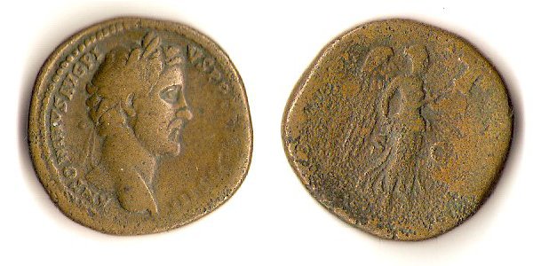 moneta - sesterzio (Eta' romana imperiale)