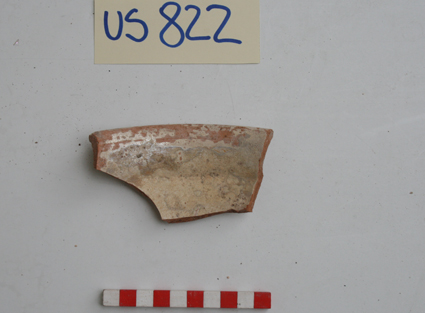 materiale proveniente da Unità Stratigrafica (ceramica) (limiti cronologici non precisabili)