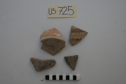 materiale proveniente da Unità Stratigrafica (ceramica, materiale lapideo) (limiti cronologici non precisabili)