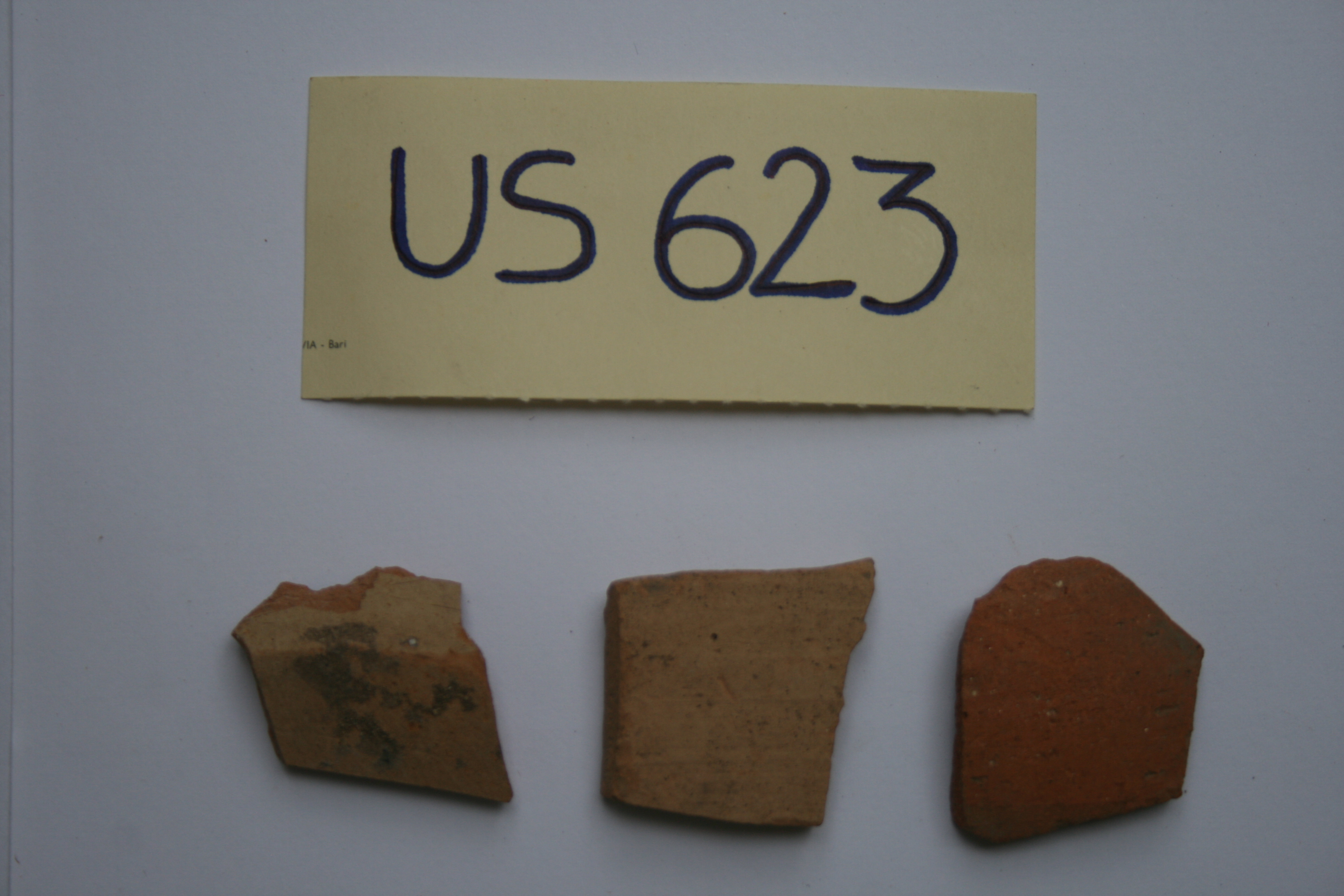 materiale proveniente da Unità Stratigrafica (ceramica, metallo) (limiti cronologici non precisabili)