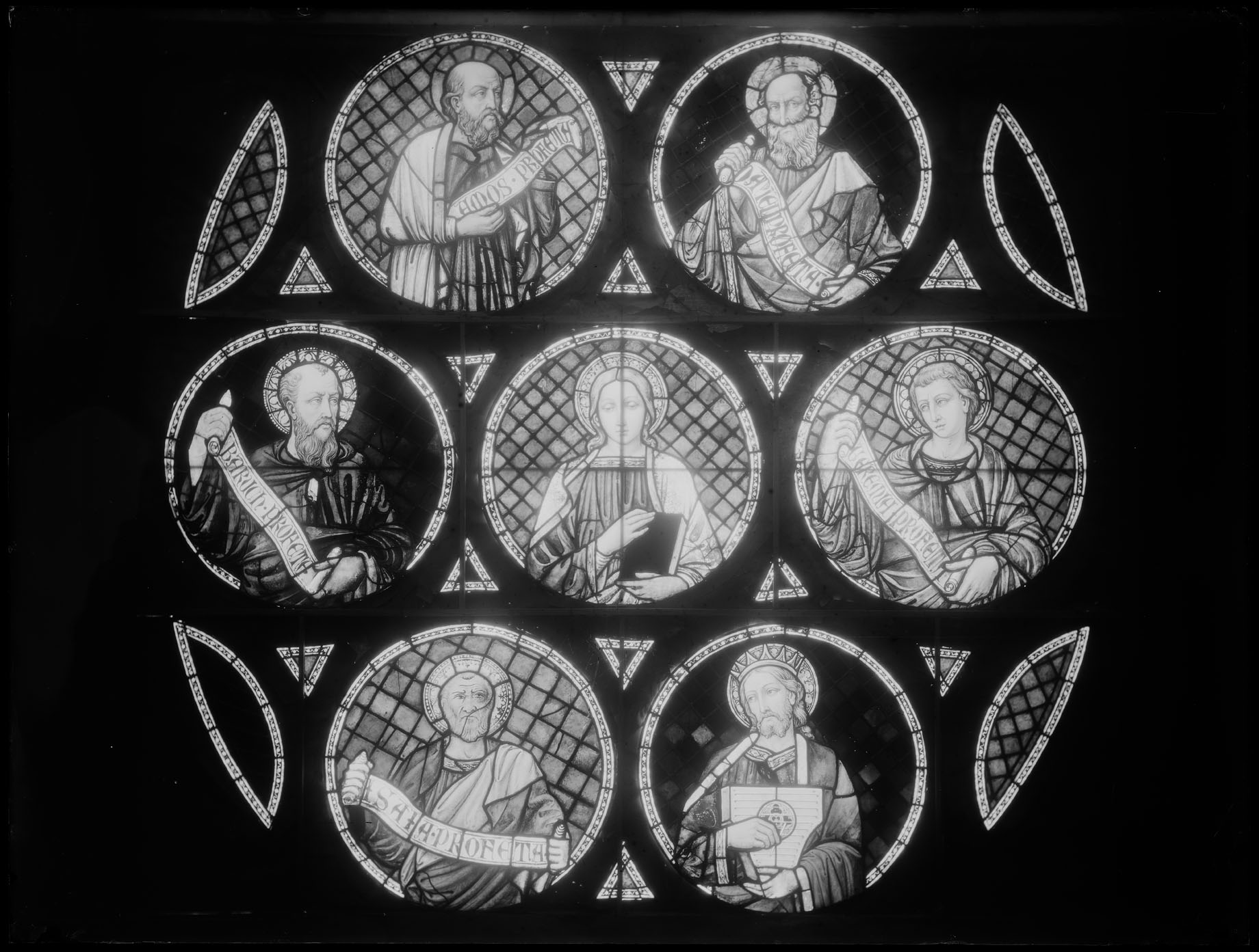 L1575 (negativo) di studio di vetrate artistiche Moretti-Caselli (fine/ inizio XX/ XXI)