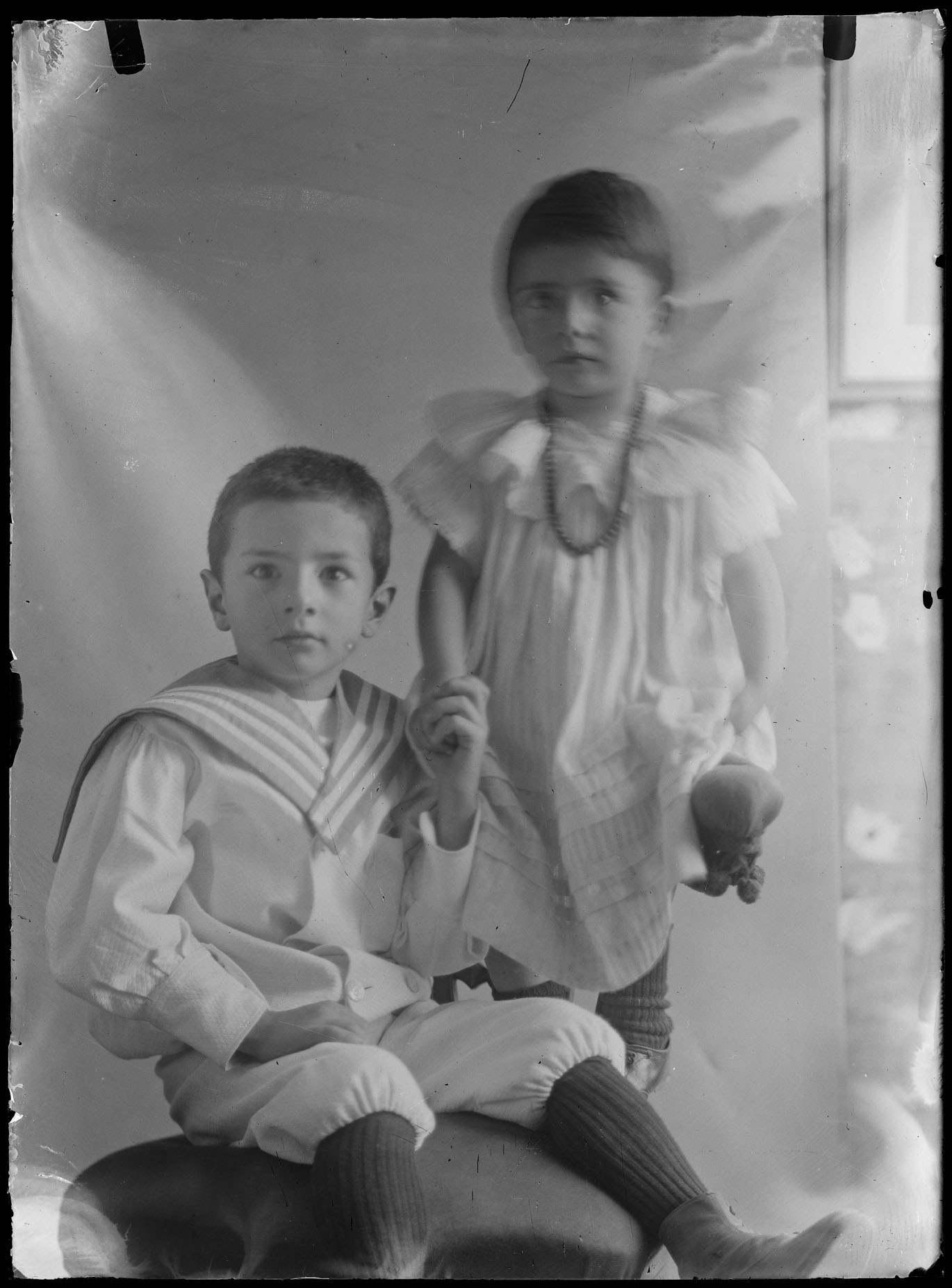 L1710 (negativo) di studio di vetrate artistiche Moretti-Caselli (fine/ inizio XX/ XXI)